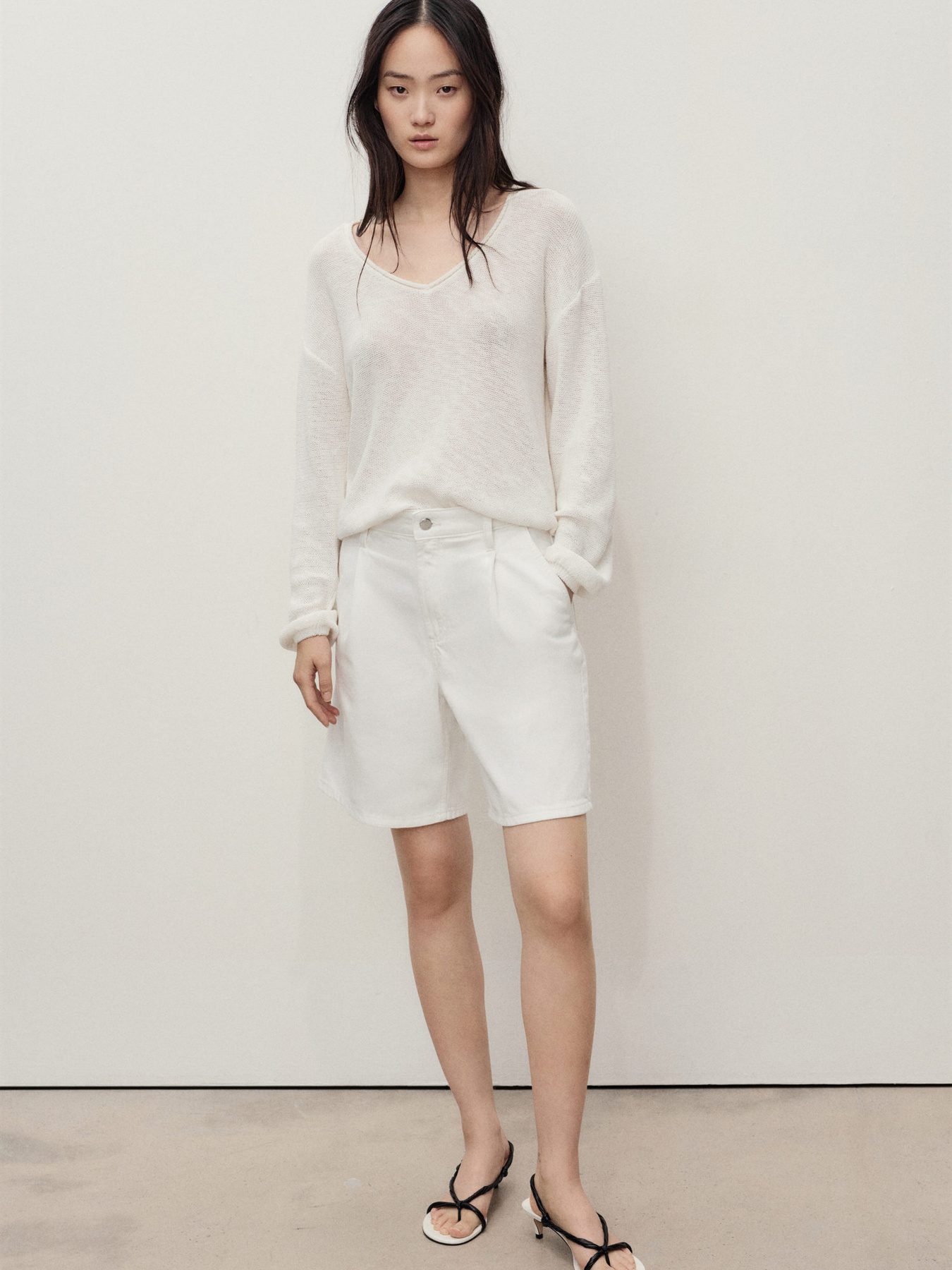 Джинсові шорти MANGO модель 17051189_2 Фото