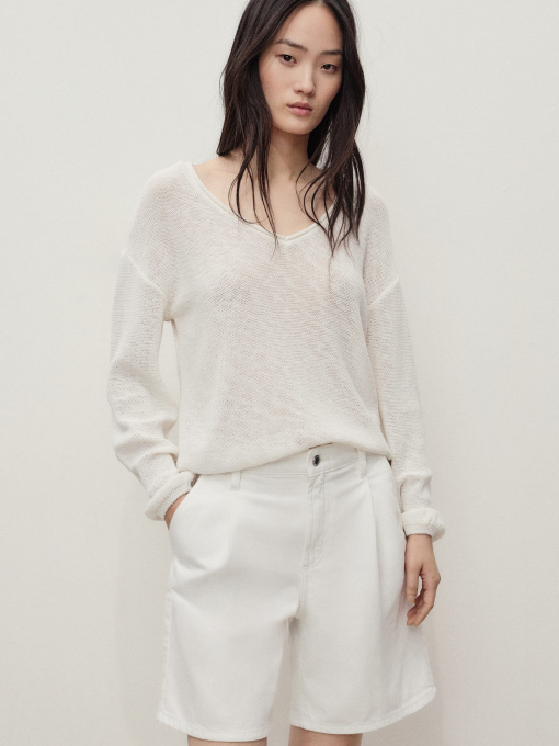 Джинсовые шорты MANGO модель 17051189_2 Фото