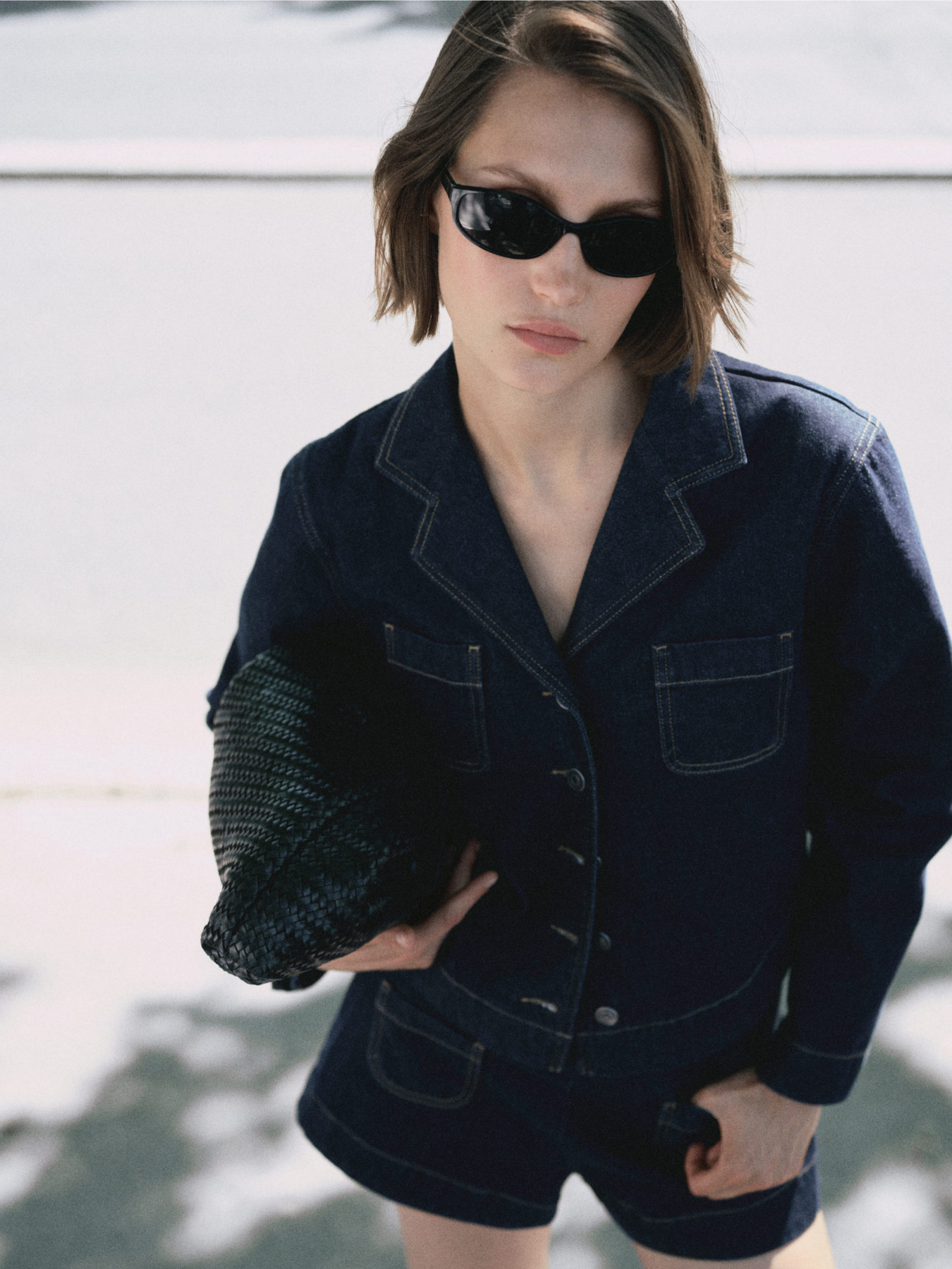 Джинсовые шорты MANGO модель 17051266_TS Фото