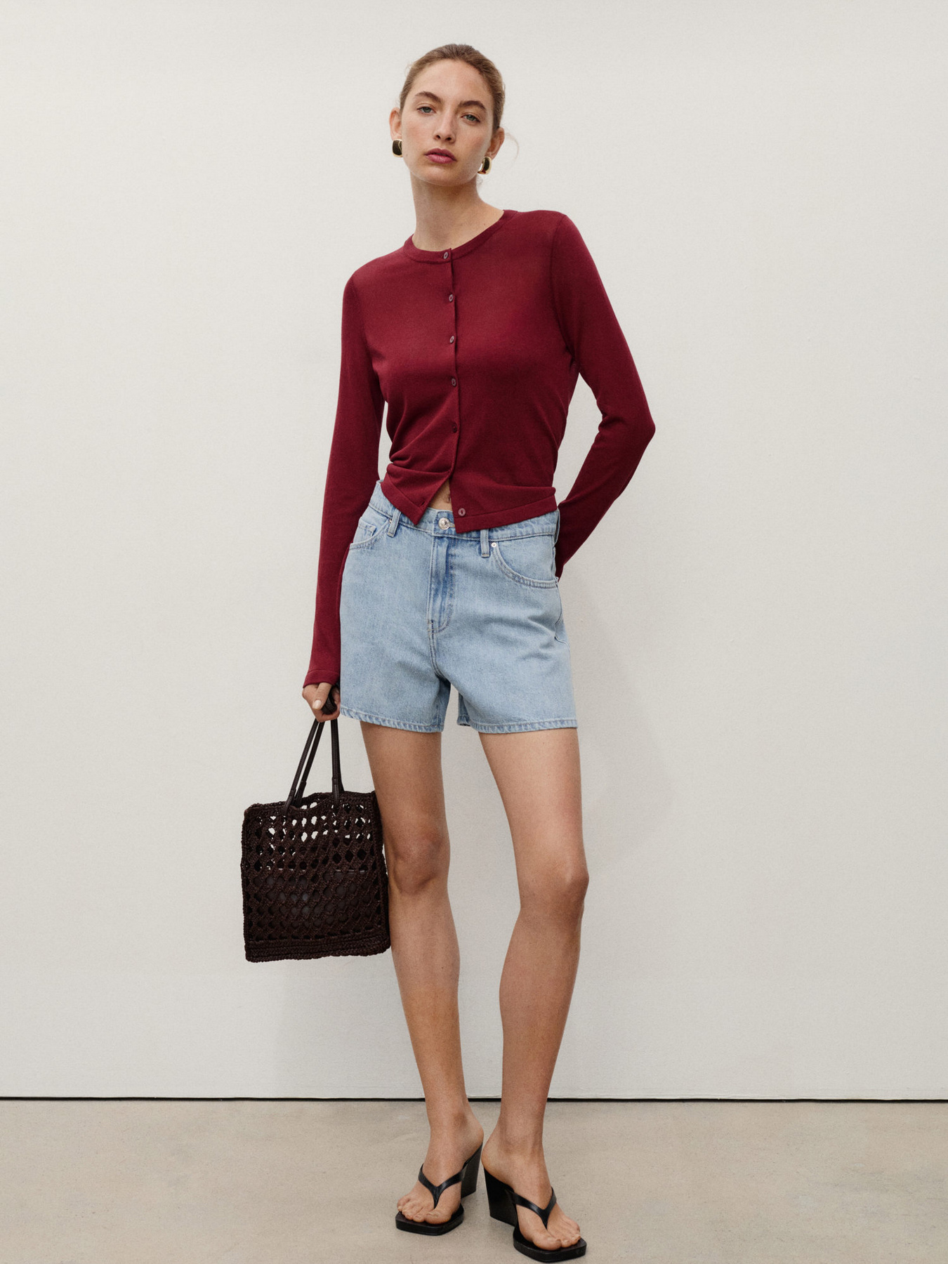 Шорты джинсовые MANGO модель 17051514_TC Фото