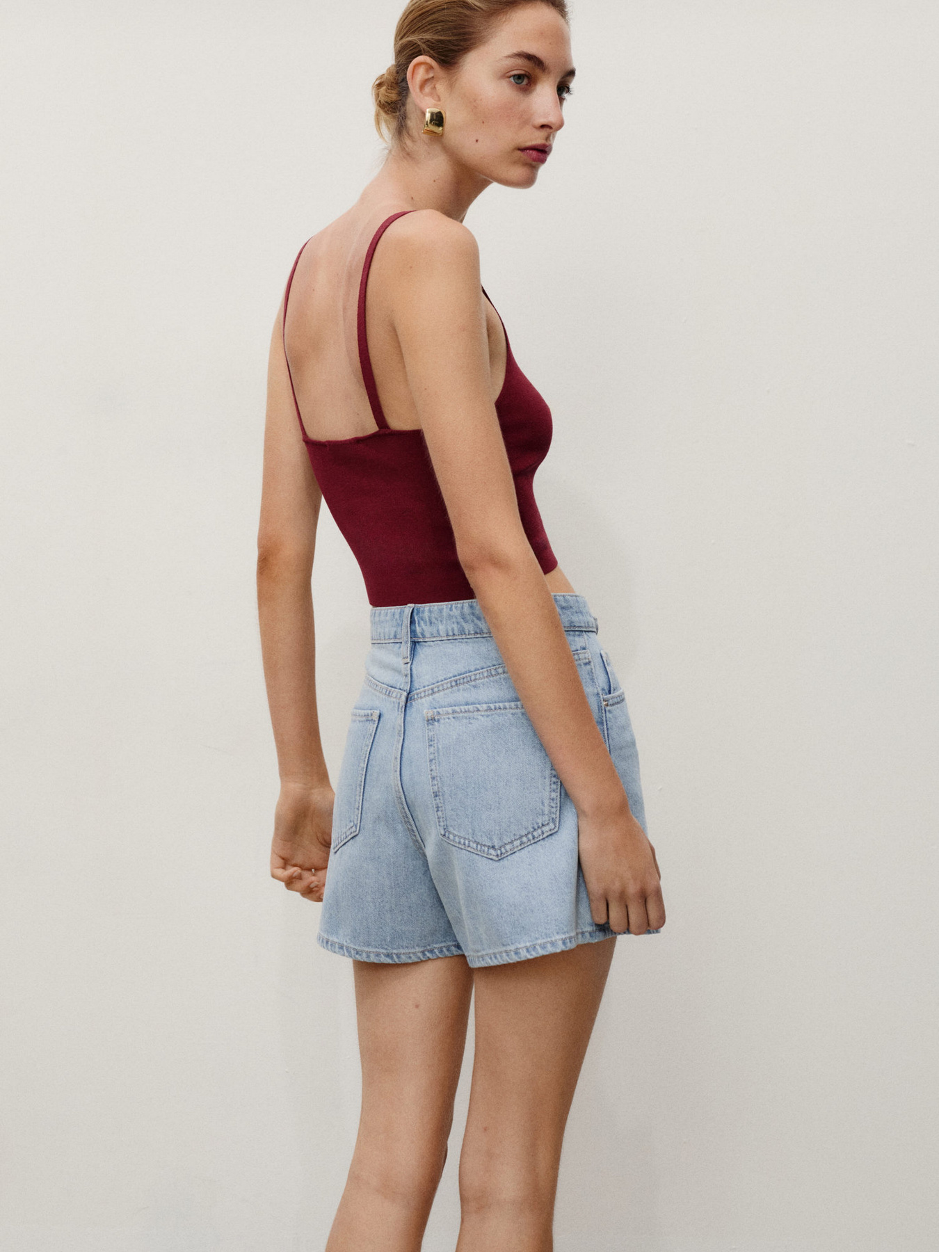 Шорты джинсовые MANGO модель 17051514_TC Фото