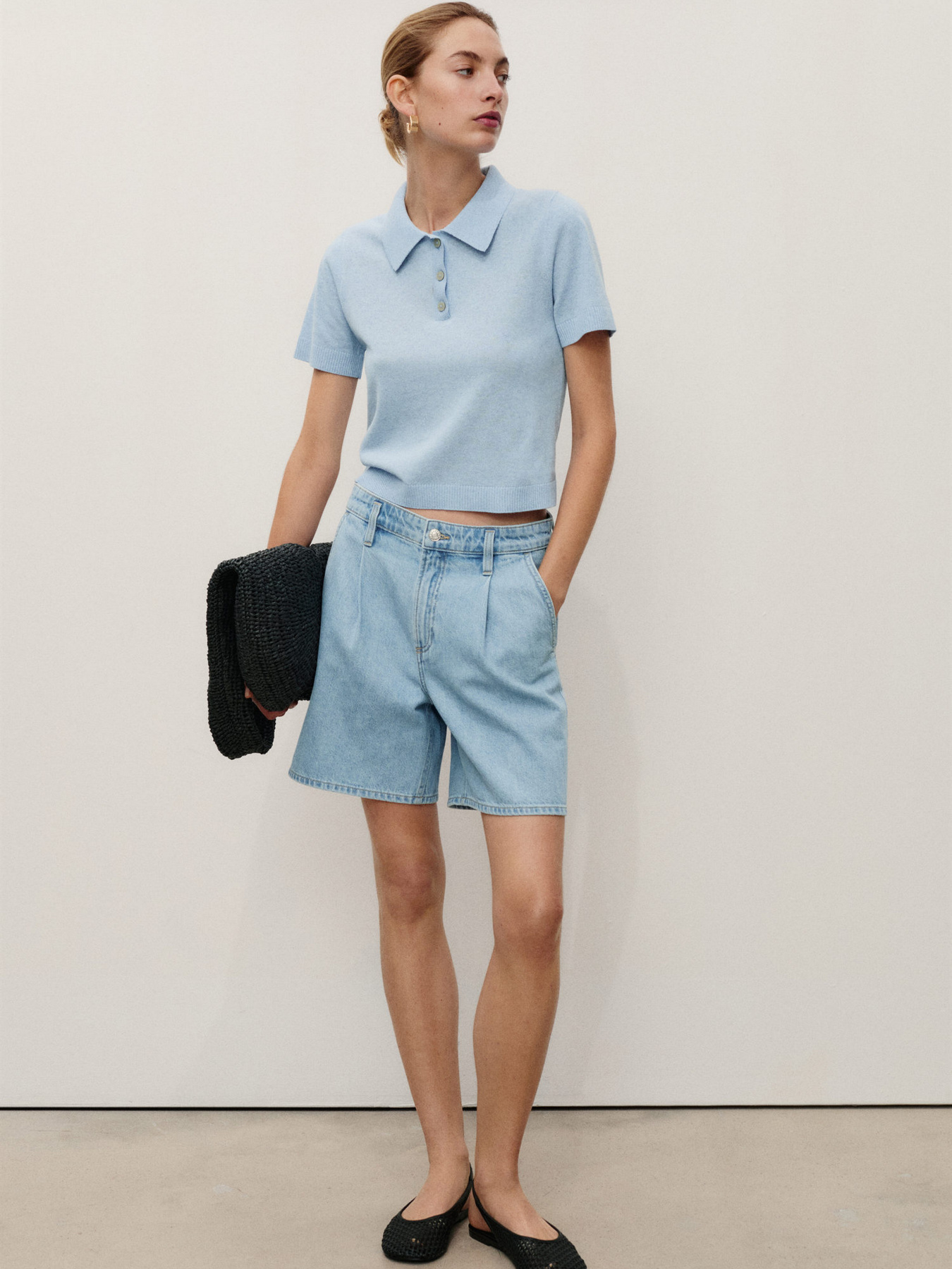 Шорты джинсовые MANGO модель 17051515_TC Фото