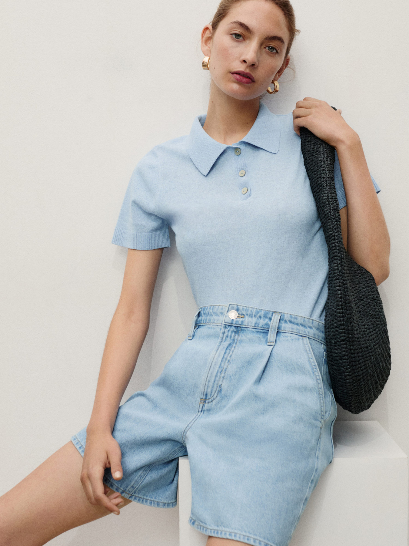 Шорты джинсовые MANGO модель 17051515_TC Фото