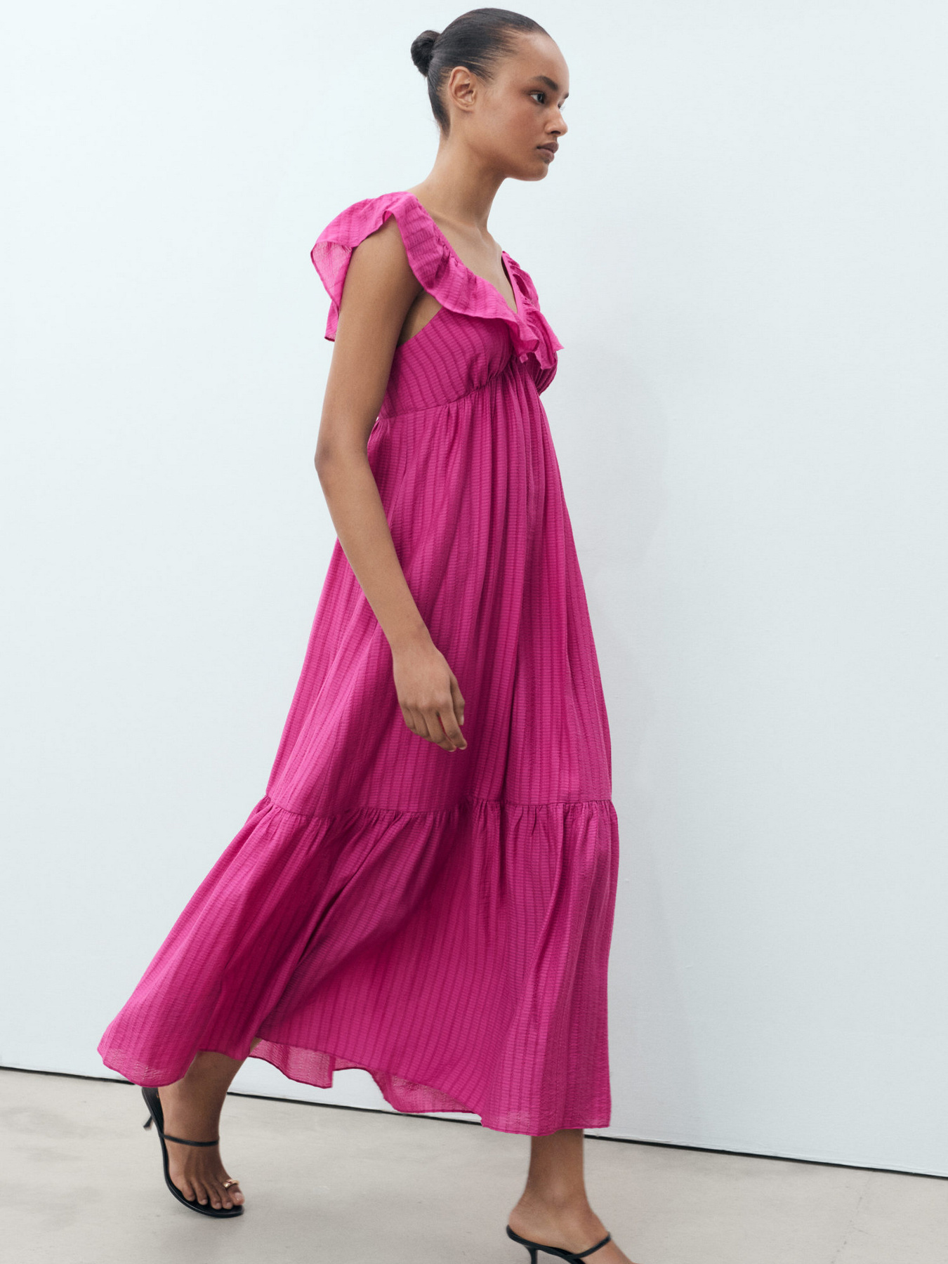 Платье макси MANGO модель 17061154_88 Фото