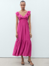 Платье макси MANGO модель 17061154_88 Фото