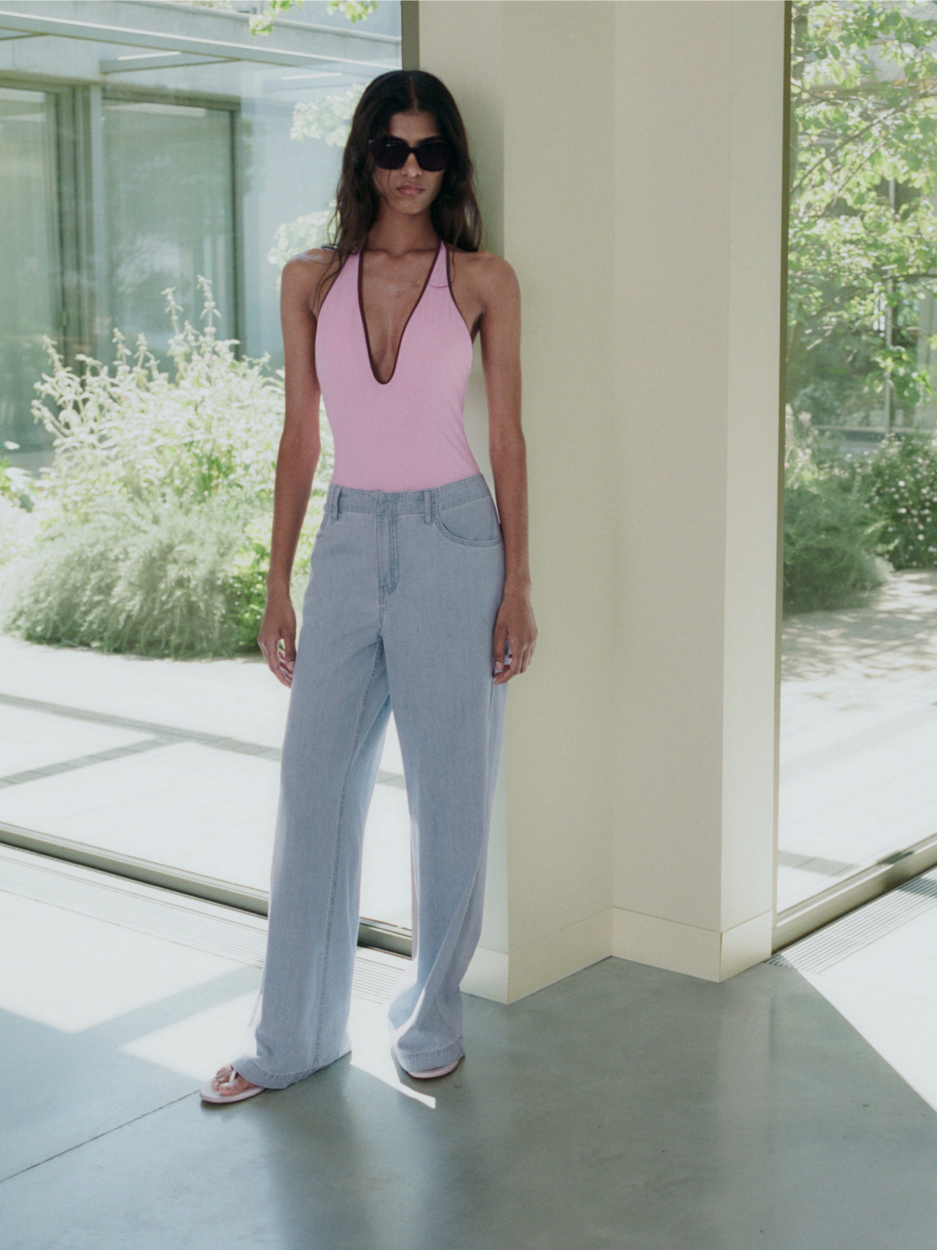 Широкі джинси MANGO модель 17061205_TC Фото