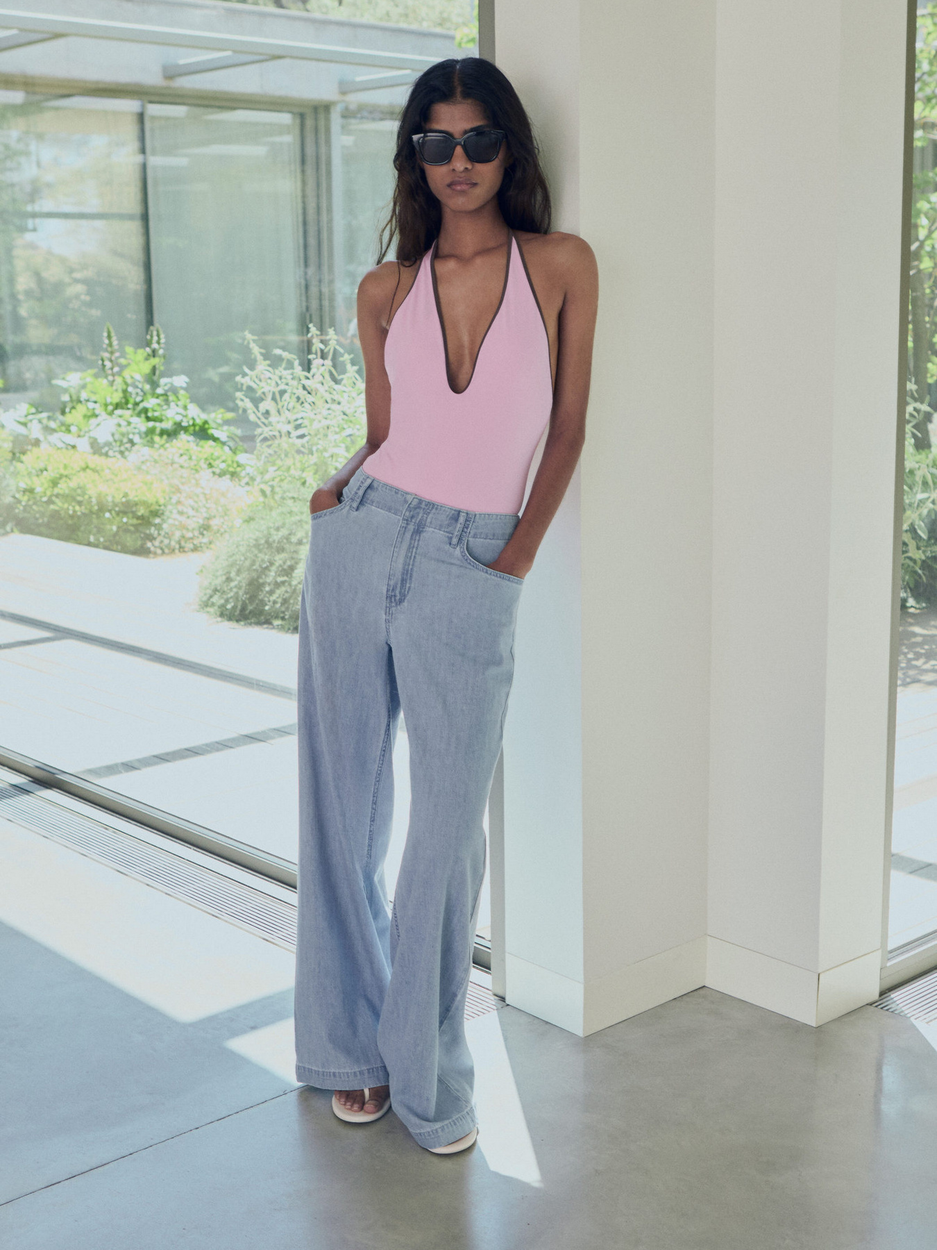 Широкі джинси MANGO модель 17061205_TC Фото