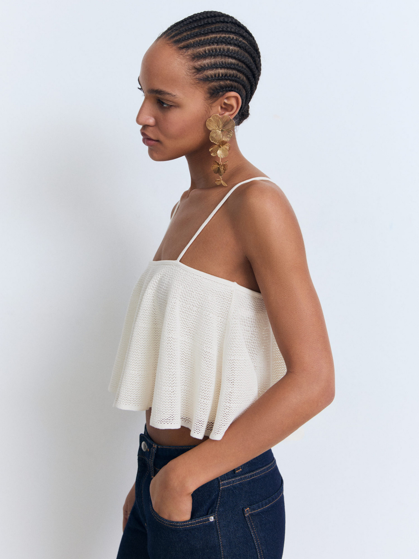 Топ MANGO модель 17061261_1 Фото