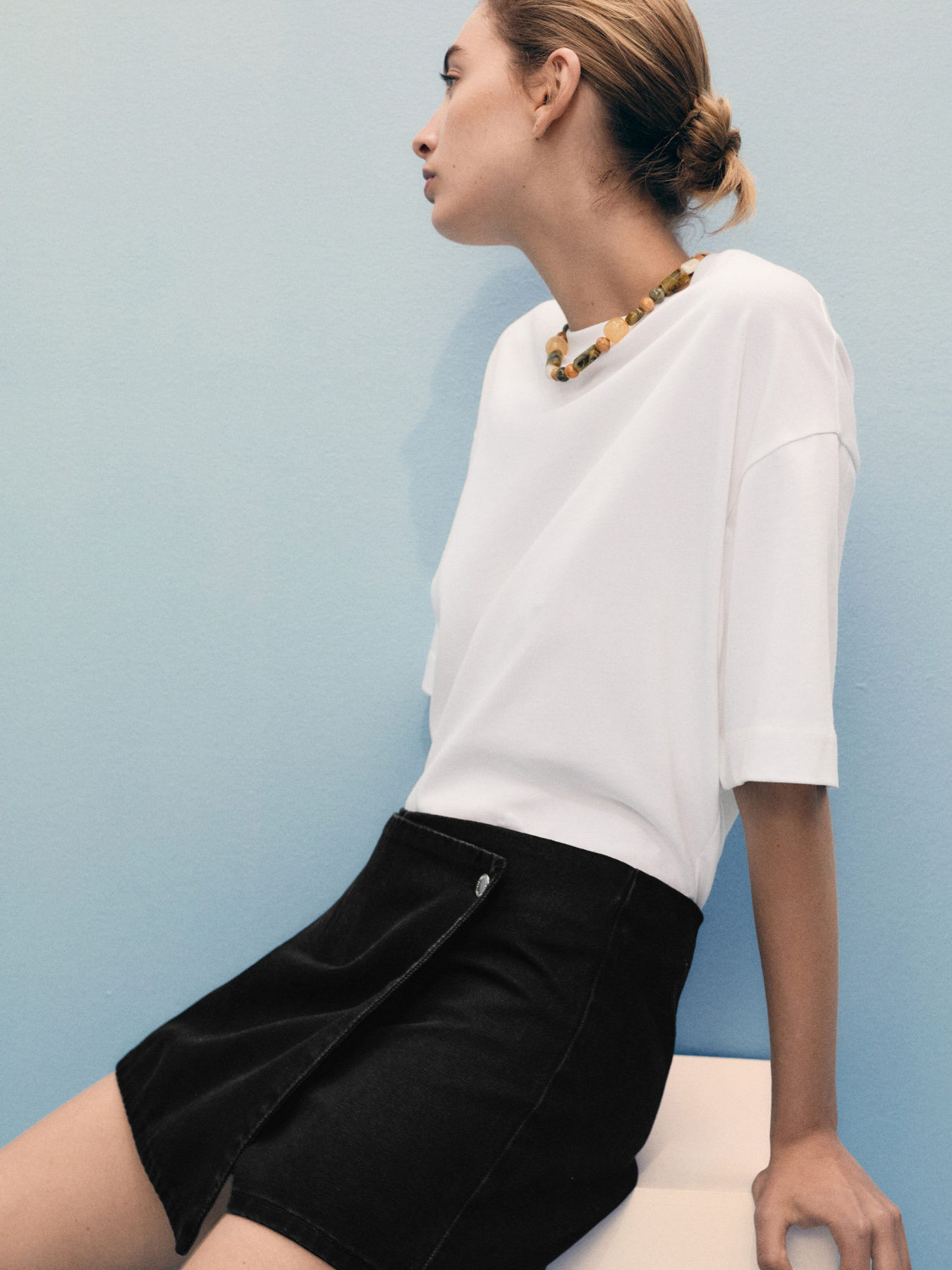 Юбка-шорты MANGO модель 17071182_TN Юбка-шорты MANGO модель 17071182_TN Фото