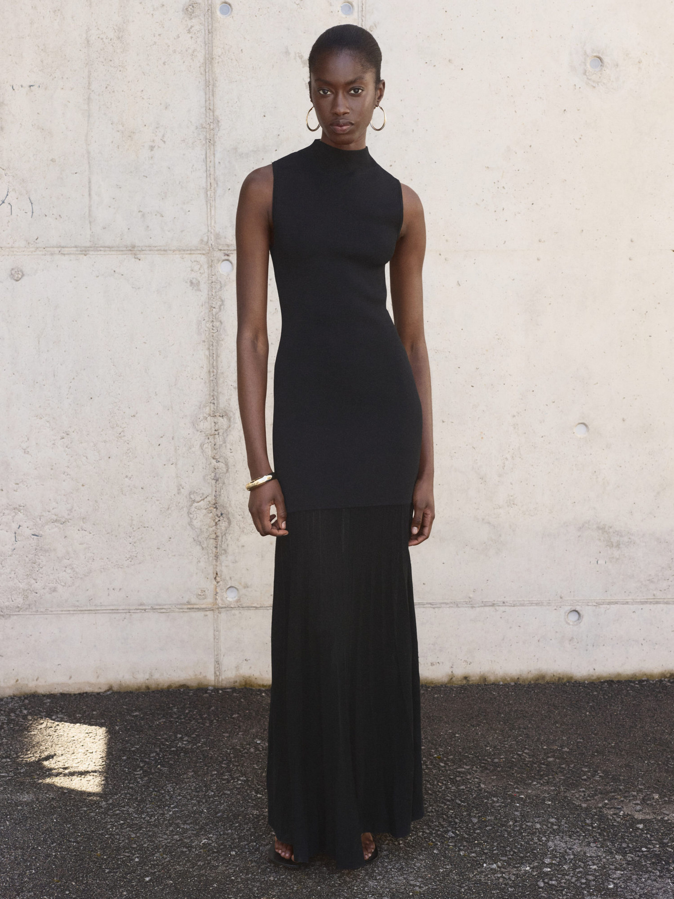 Платье макси MANGO модель 17071281_99 Фото