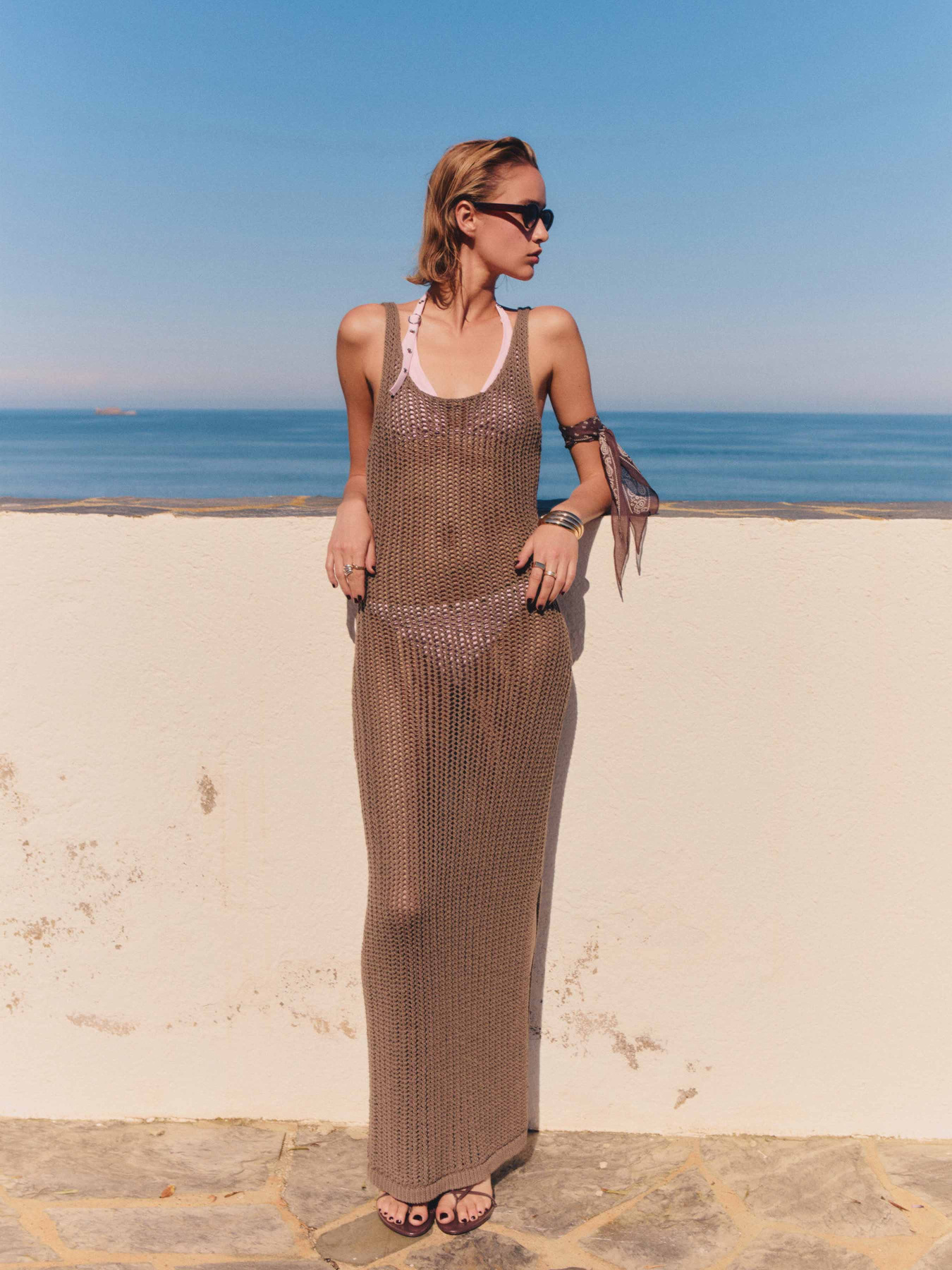 Платье макси MANGO модель 17081181_35 Фото