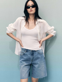 Джинсовые шорты MANGO модель 17081193_TM Фото