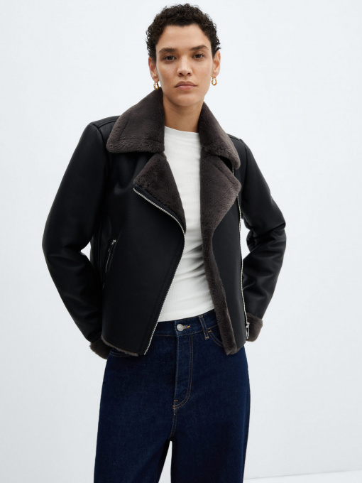 Дубленка MANGO Cadi модель 67040443_99 Фото