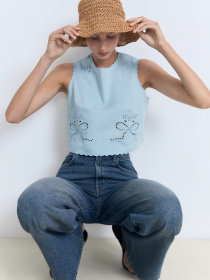 Топ MANGO модель 17081254_50 Фото