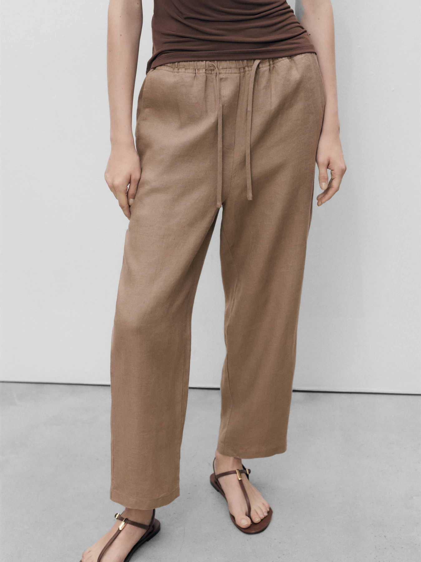 Повседневные штаны MANGO модель 17091162_35 Фото