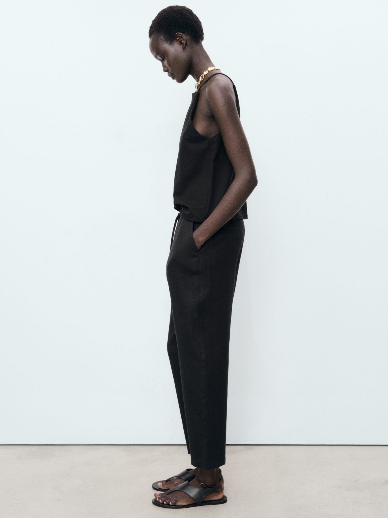 Брюки повседневные MANGO модель 17091162_99 Фото