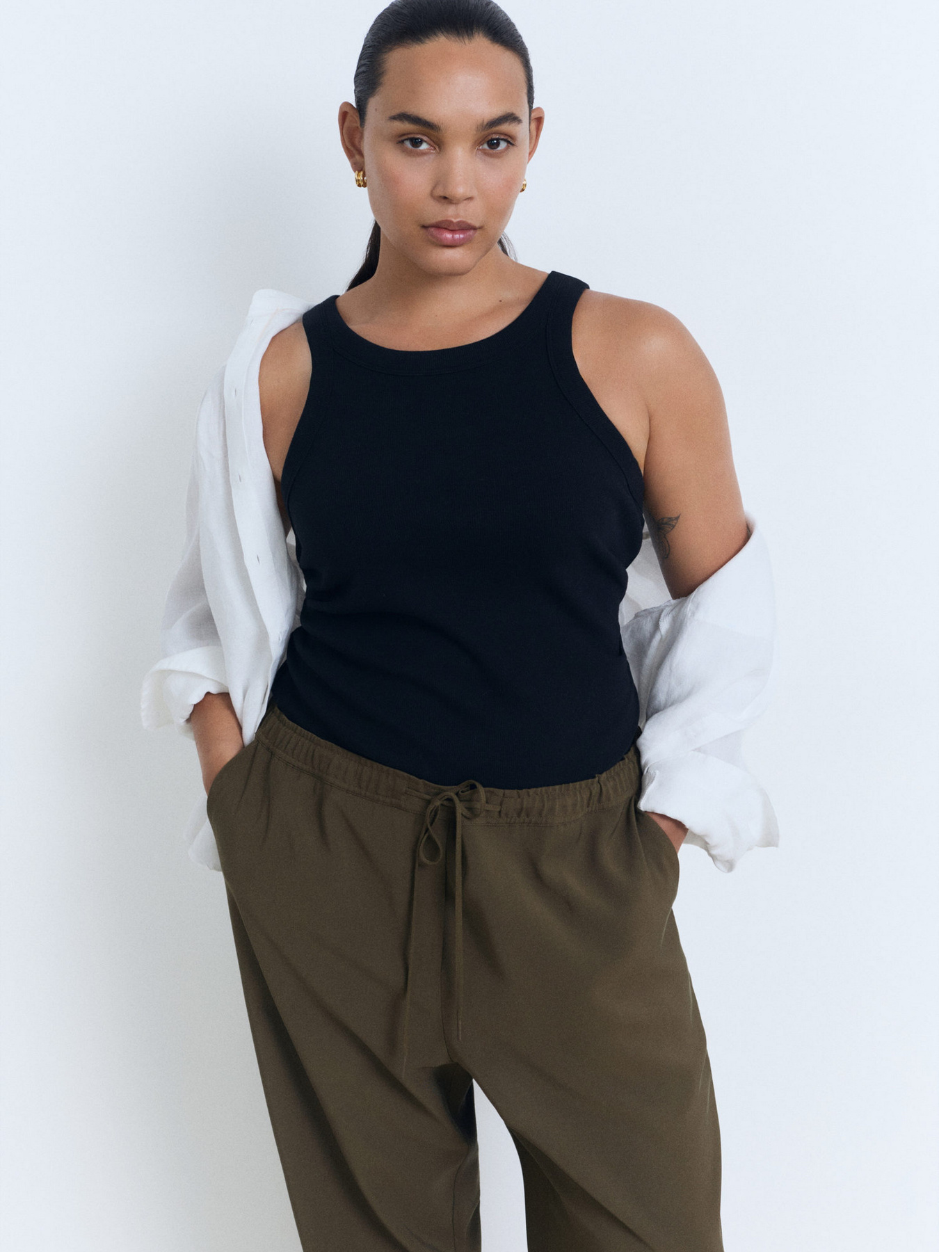 Повсякденні штани MANGO модель 17091171_37 Фото