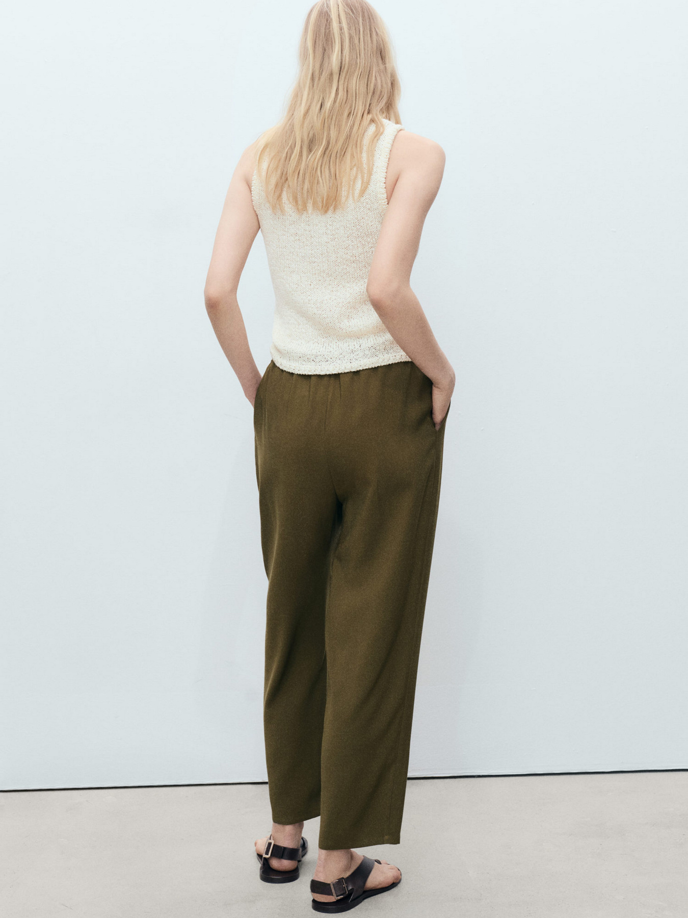 Повсякденні штани MANGO модель 17091171_37 Фото