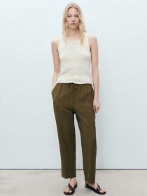 Повсякденні штани MANGO модель 17091171_37 Фото