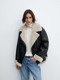 Дубленка MANGO Adri модель 67040444_99 Фото