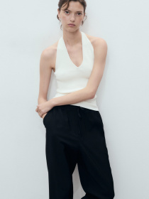 Повседневные штаны MANGO модель 17091171_99 Фото