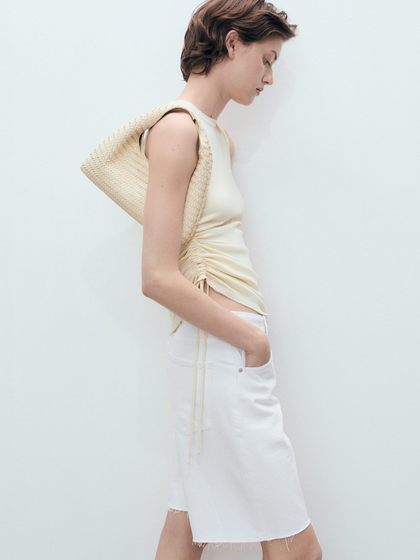 Джинсовые шорты MANGO модель 17091178_1 Фото