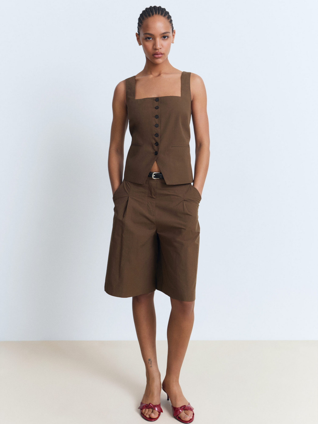 Повседневные шорты MANGO модель 17091187_30 Фото