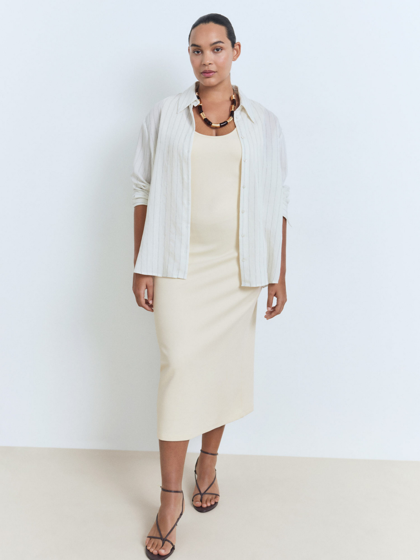 Платье миди MANGO модель 17091199_5 Фото