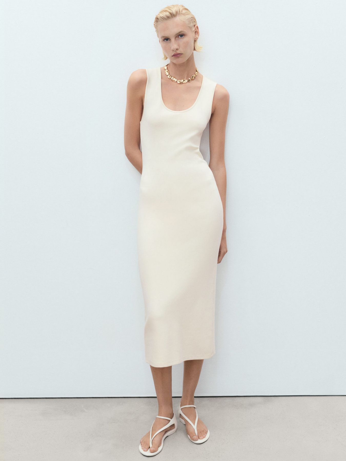 Платье миди MANGO модель 17091199_5 Фото