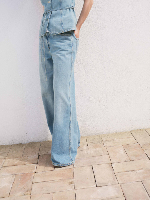 Широкие джинсы MANGO модель 17091272_TM Фото