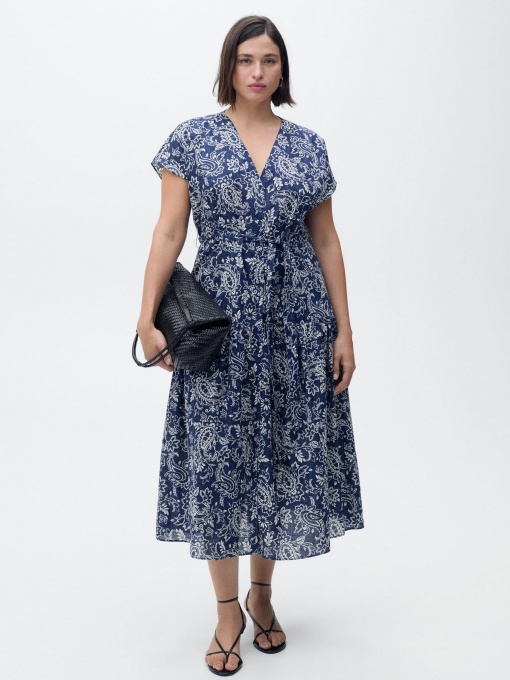 Платье миди MANGO модель 87028649_52 Фото