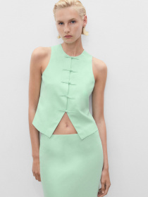 Класичний жилет MANGO модель 17091140_40 Фото