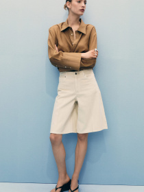 Джинсовые шорты MANGO модель 87078641_1 Фото