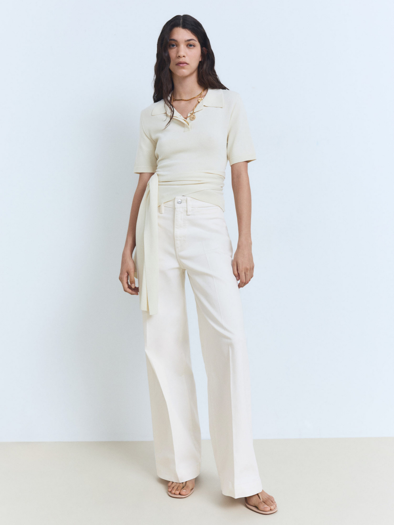 Прямые джинсы MANGO модель 87058645_1 Фото