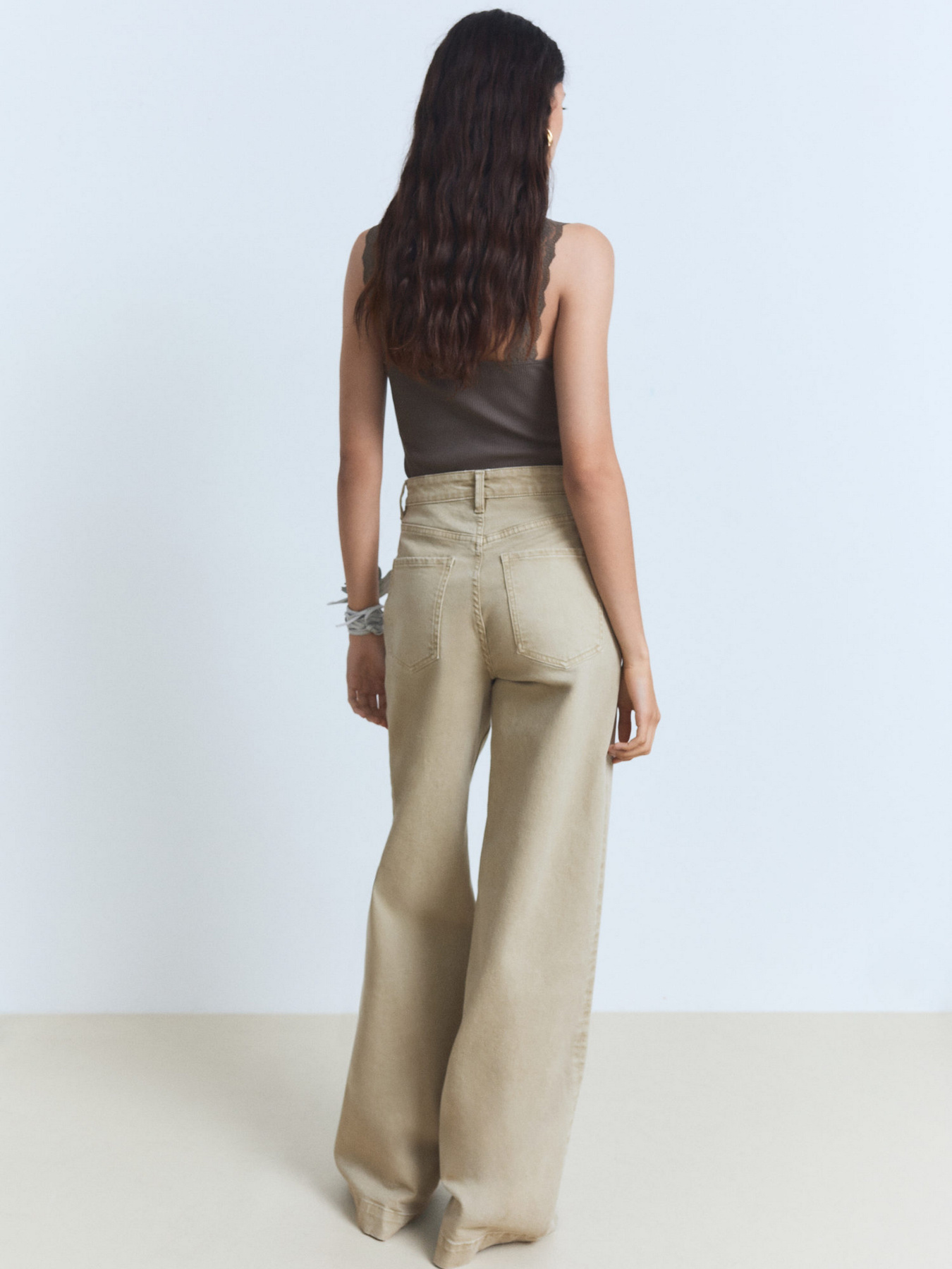 Широкі джинси MANGO модель 87068644_37 Фото