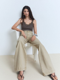 Широкие джинсы MANGO модель 87068644_37 Фото