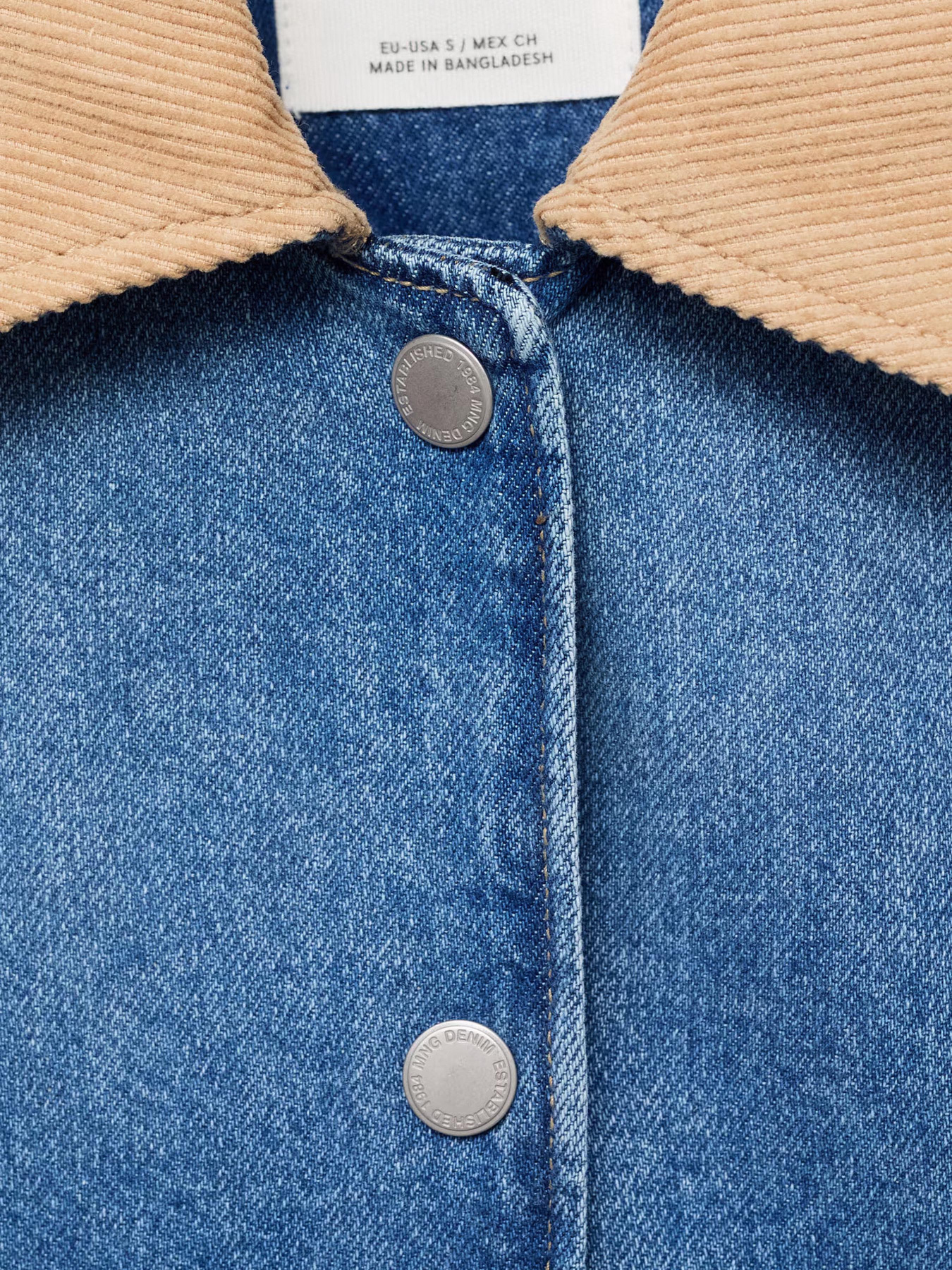 Джинсовая куртка MANGO модель 17094121_TM Фото