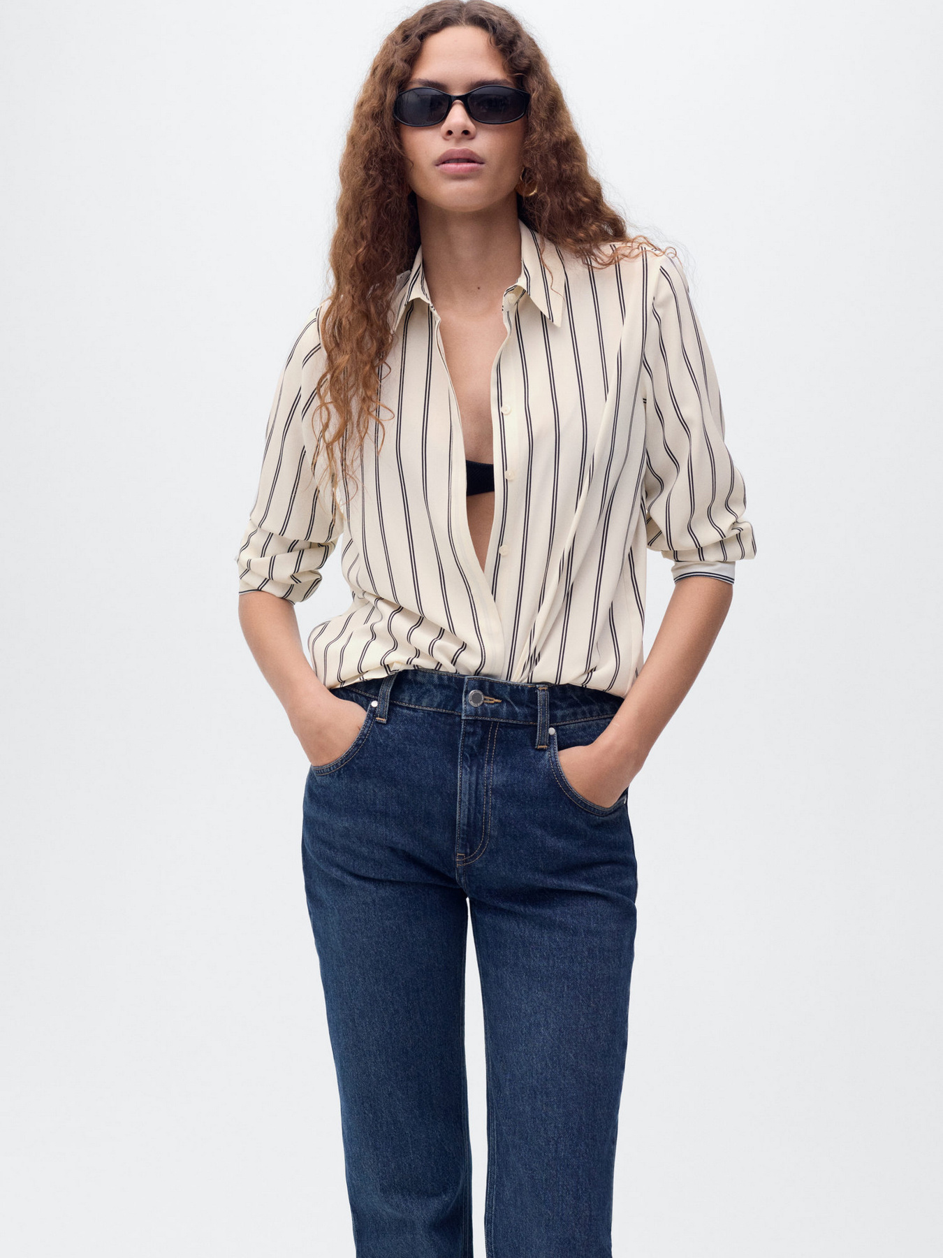 Рубашка повседневная MANGO модель 17054079_5 Фото