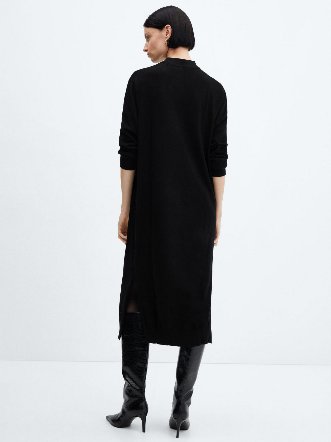 Платье миди MANGO Vieira модель 67040474_99 Платье миди MANGO Vieira модель 67040474_99 Фото