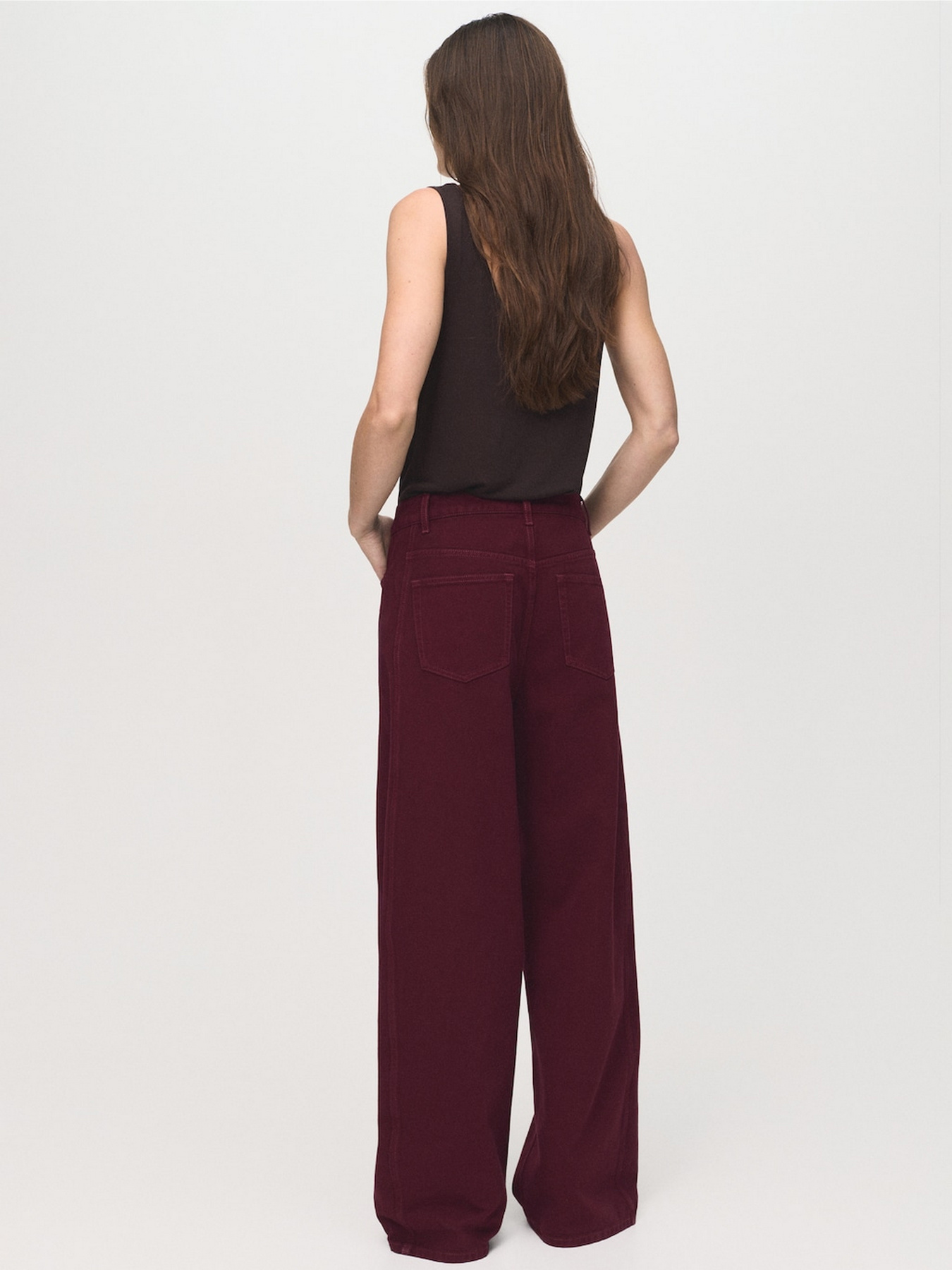 Широкие джинсы MANGO модель 17014792_77 Фото