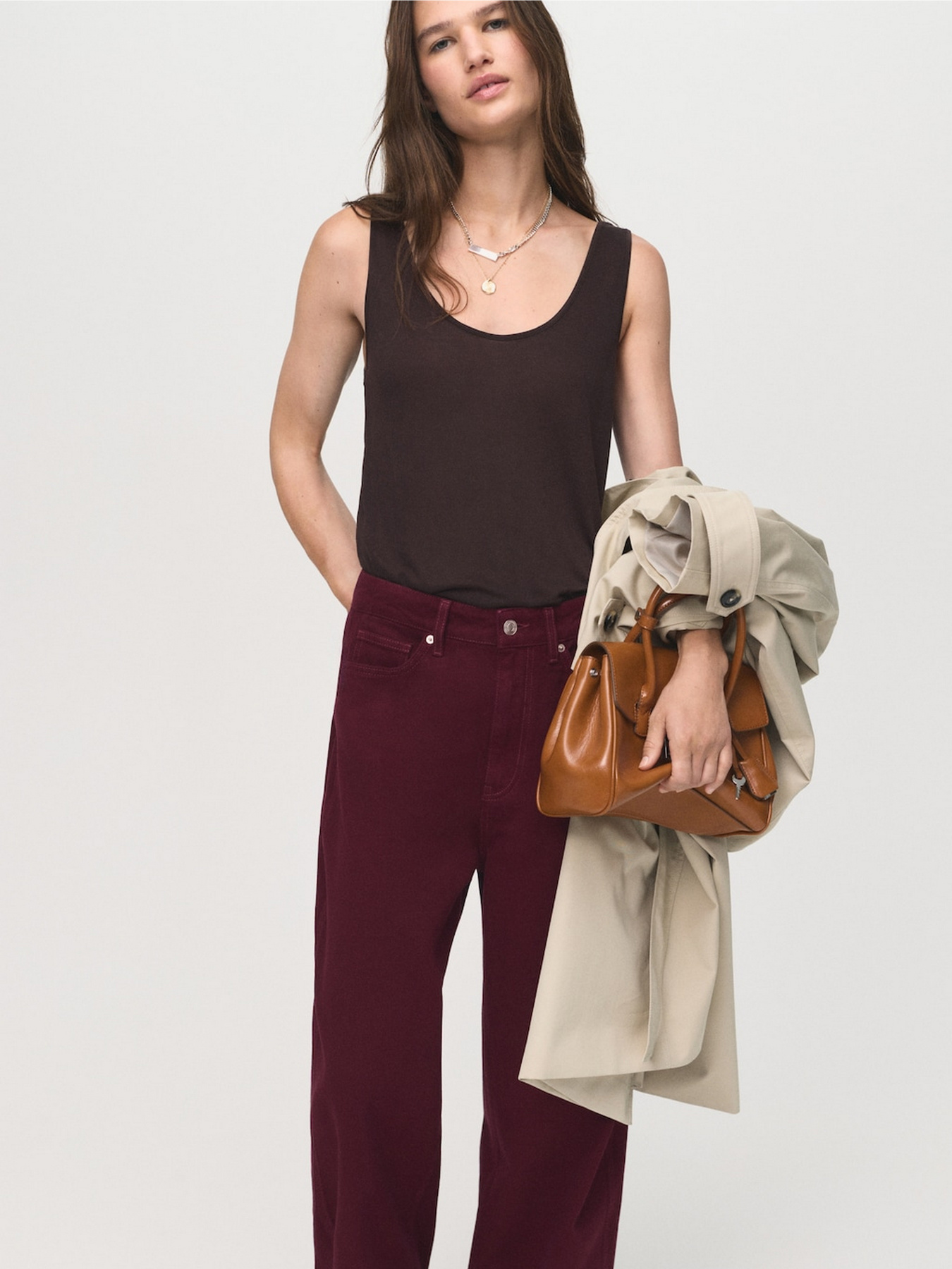 Широкие джинсы MANGO модель 17014792_77 Фото