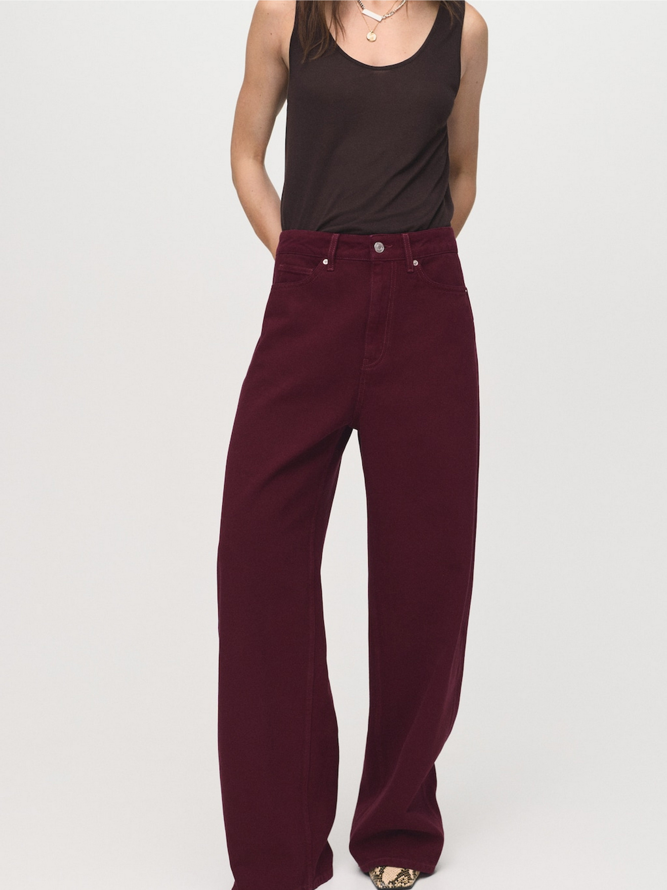 Широкі джинси MANGO модель 17014792_77 Фото