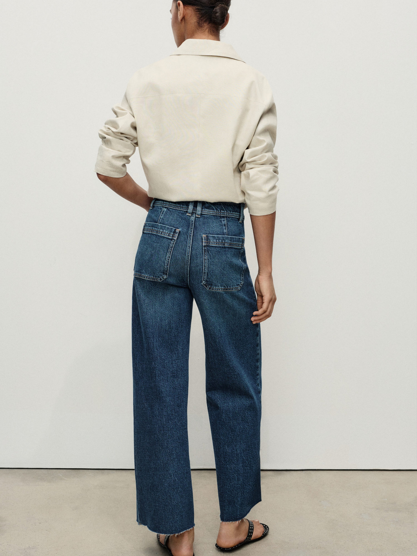 Широкі джинси MANGO модель 17034424_TO Широкі джинси MANGO модель 17034424_TO Фото