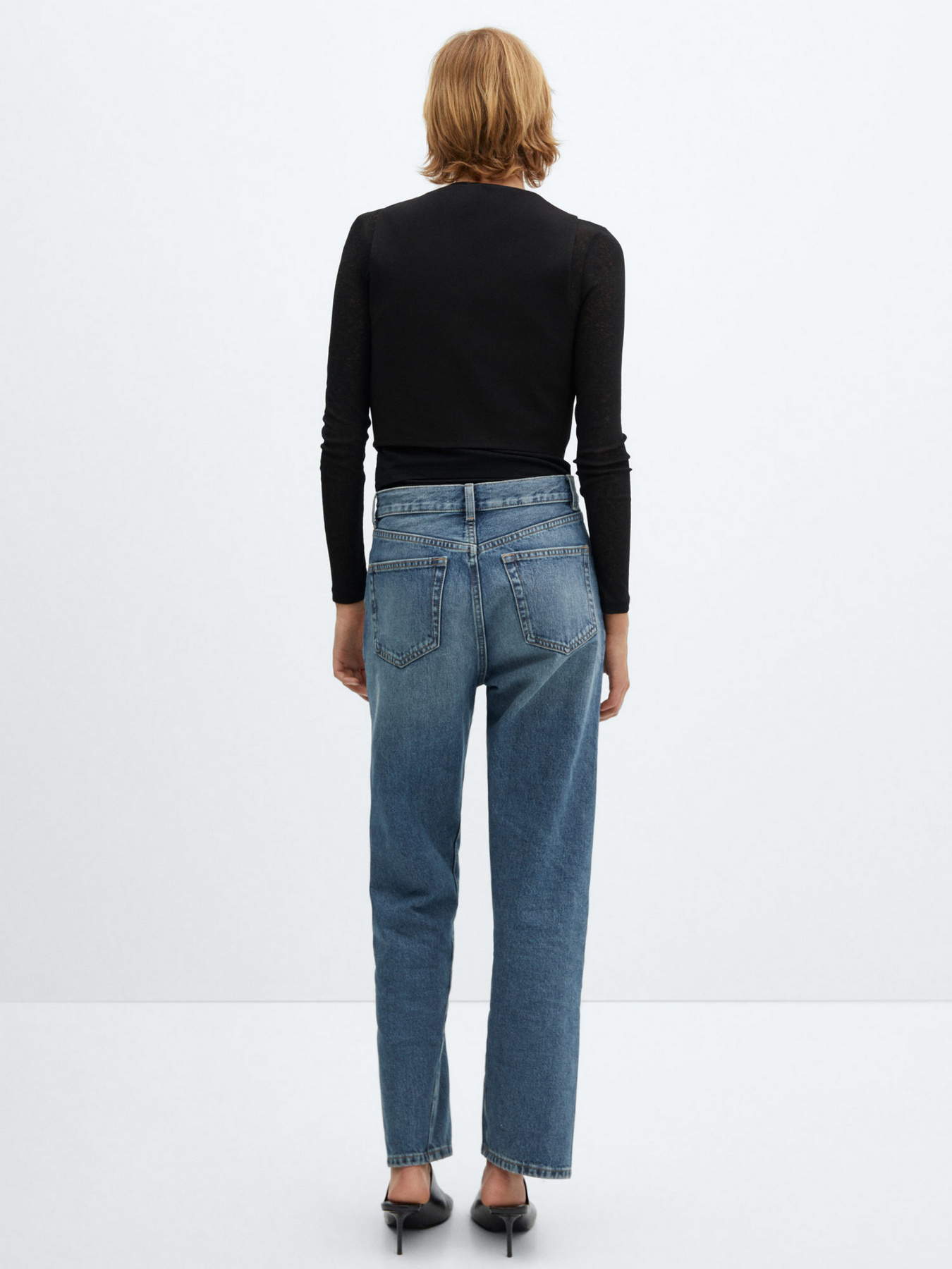 Прямі джинси MANGO Nicola модель 67050450_DO Фото