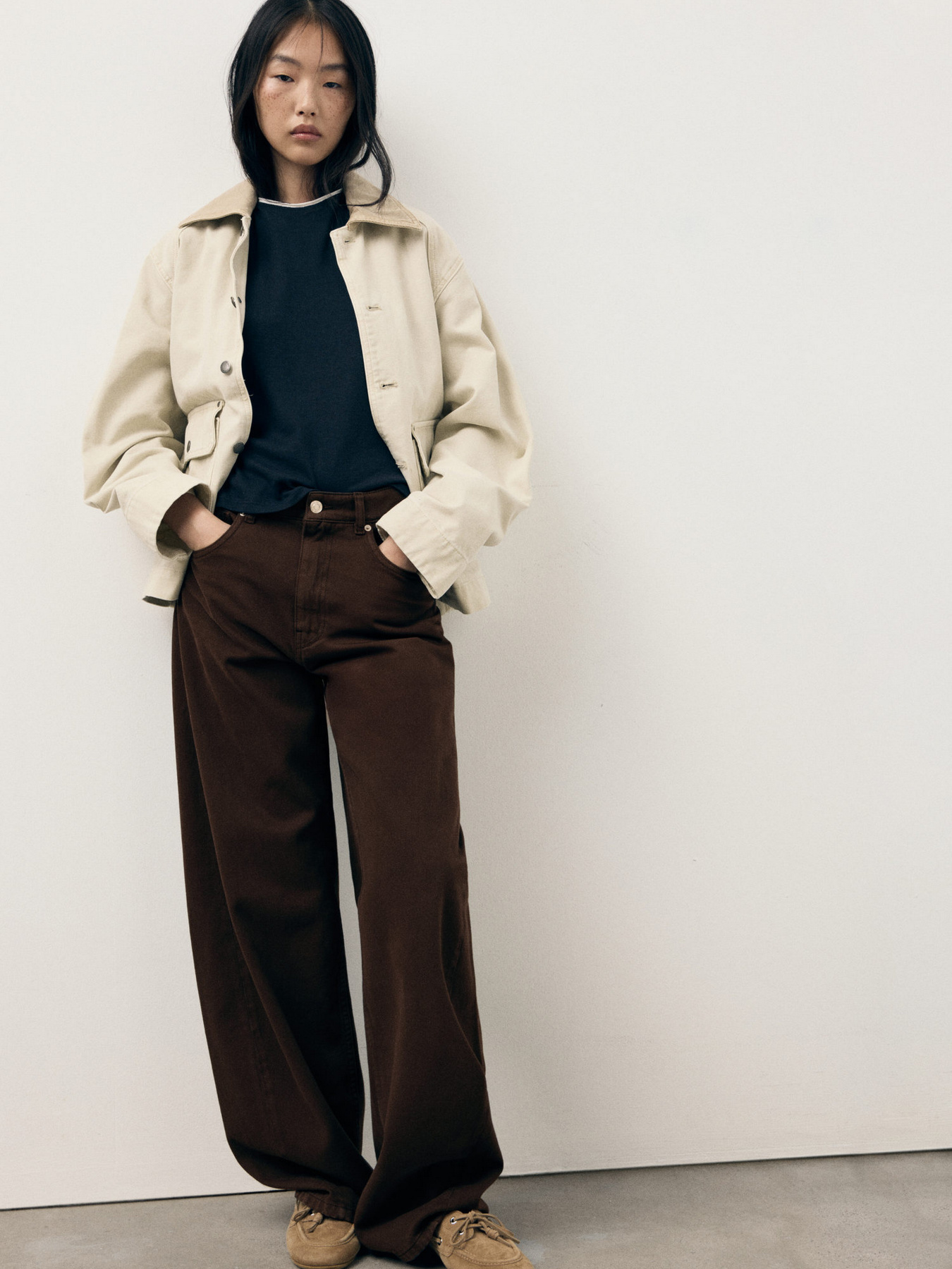 Широкие джинсы MANGO модель 17044142_32 Фото