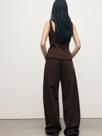 Широкие джинсы MANGO модель 17044142_32 Фото