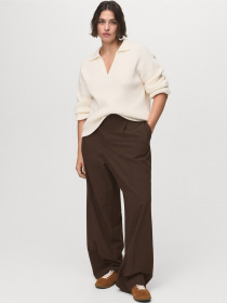 Класичні штани MANGO модель 17094096_30 Фото