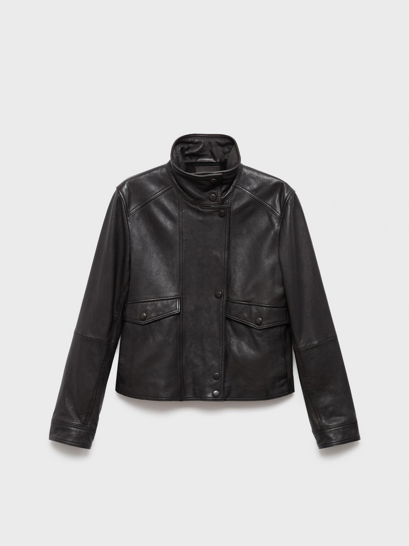 Шкіряна куртка MANGO модель 17095786_30 Фото