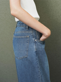 Широкие джинсы MANGO модель 17034788_TM Фото