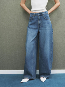 Широкие джинсы MANGO модель 17034788_TM Фото